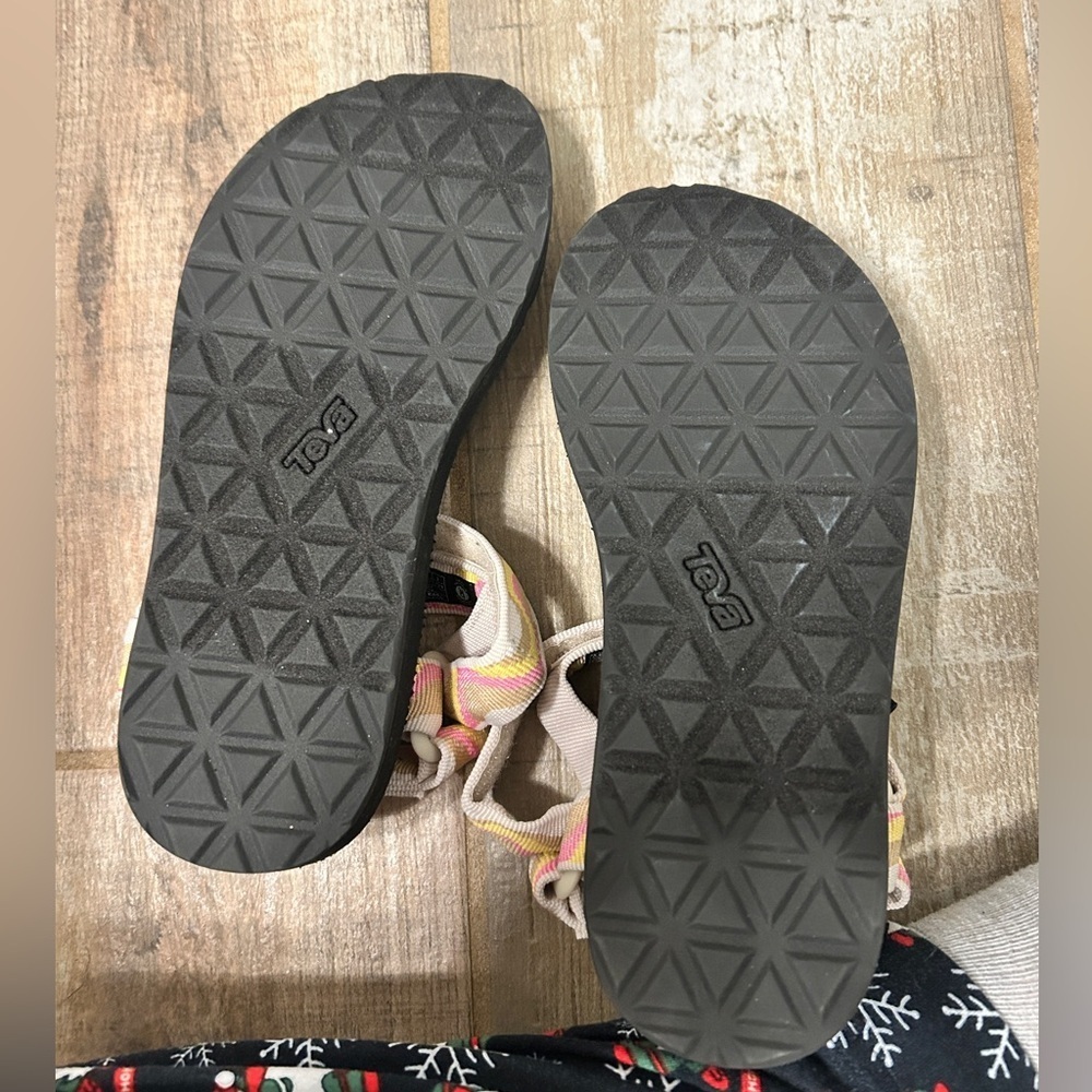 Teva Original Universal Tye Dye Sorbet Pink Sandals - Picture 5 of 5